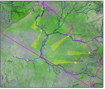 MMNR ballooning flight paths. Source:MMNR Management Plan 2023-2032