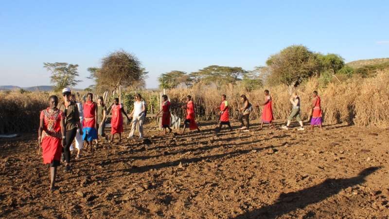 Masai doing the adumu dance: credit - Intrepid Travels