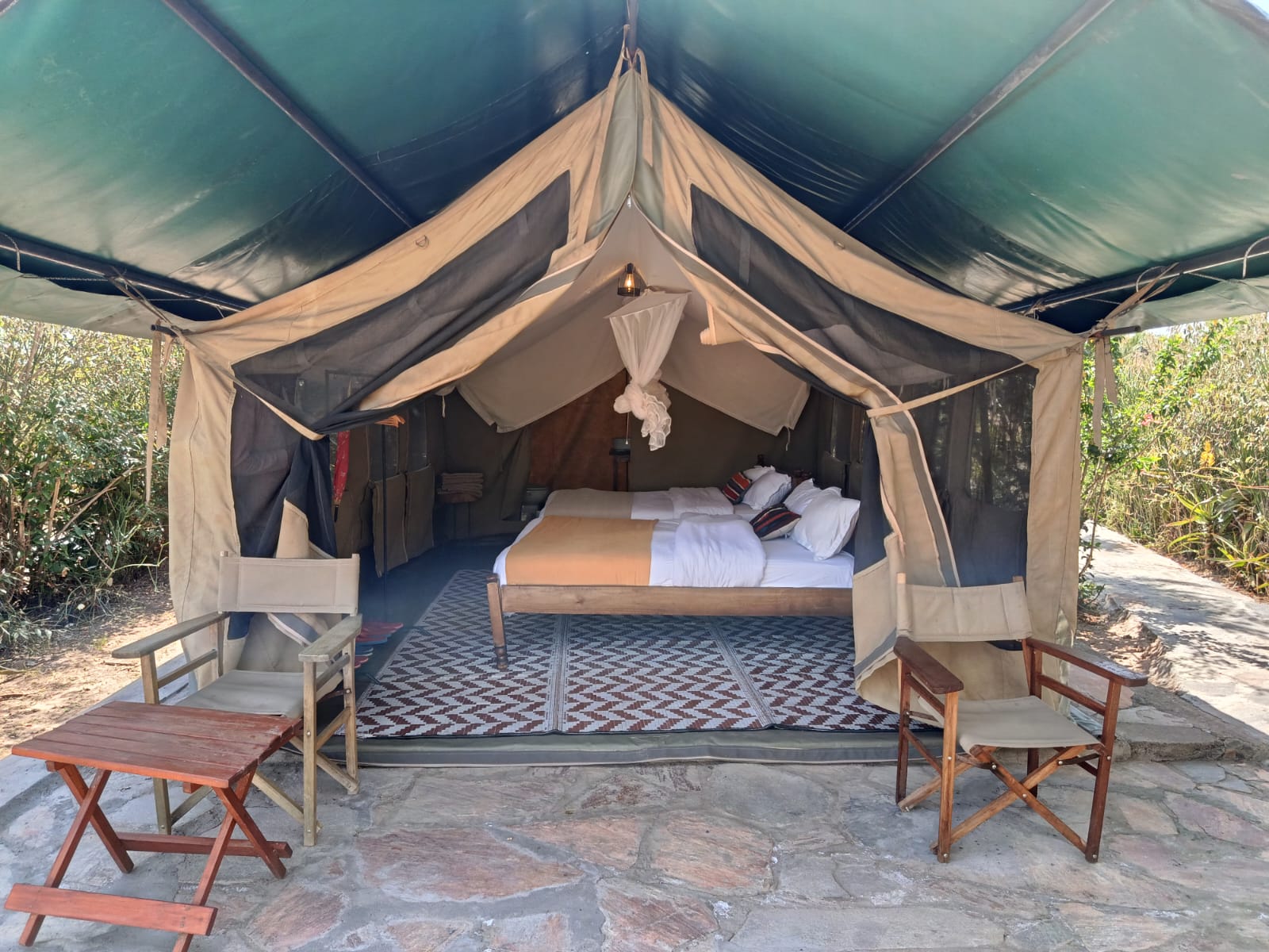 Family Tent with two queen-size beds